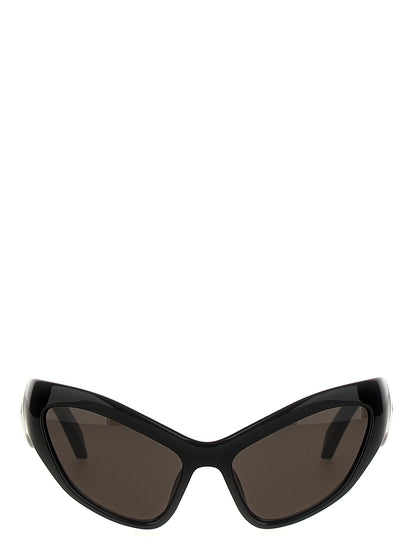 Balenciaga Hamptons Cat Black Nylon Sunglasses