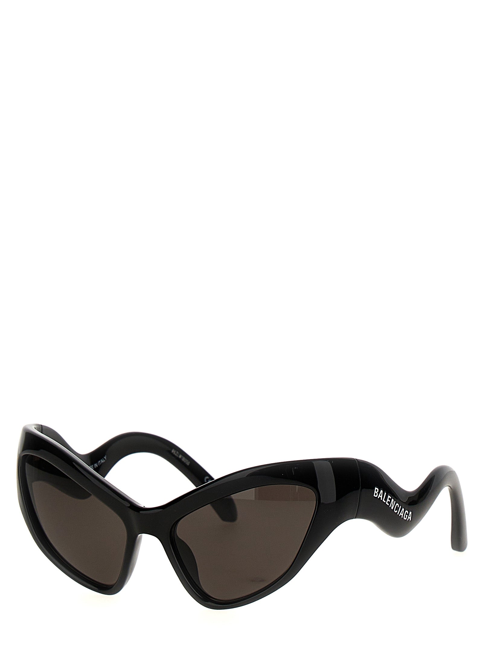Balenciaga Hamptons Cat Black Nylon Sunglasses