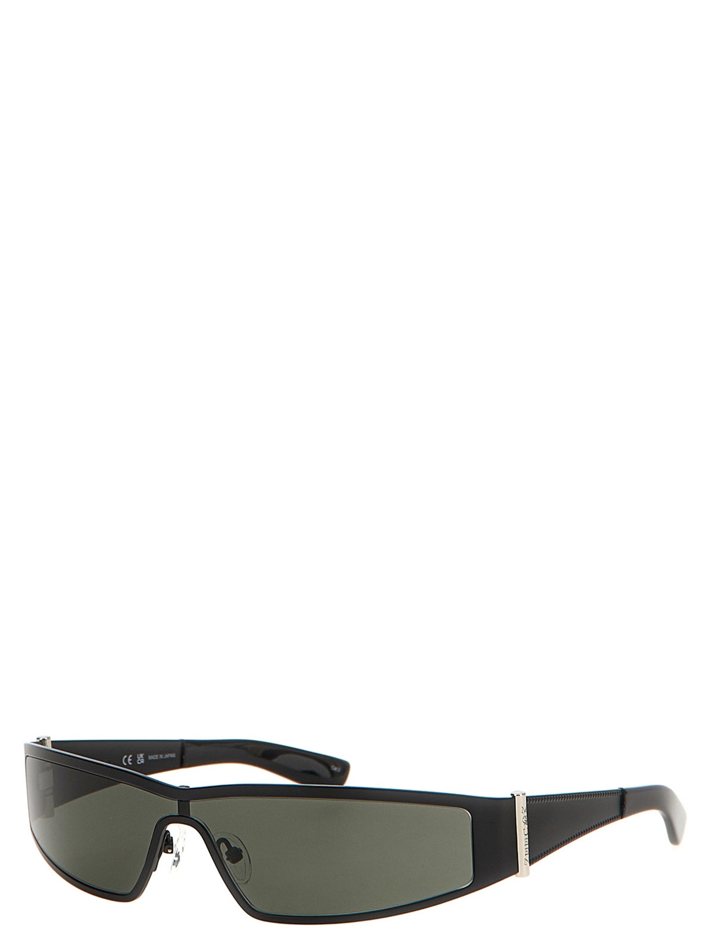 Alexander McQueen Stile Duemila Black Acetate Sunglasses