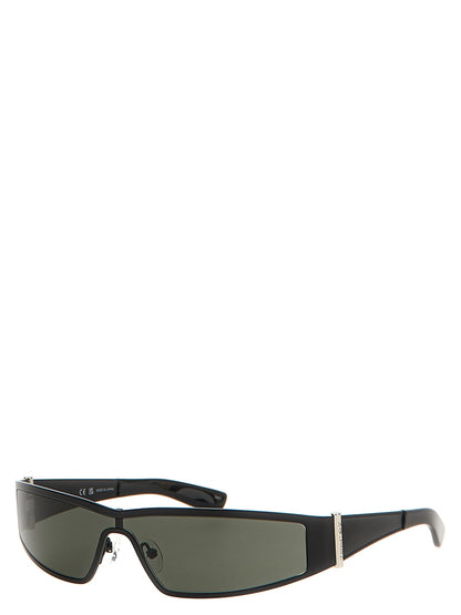 Alexander McQueen Stile Duemila Black Acetate Sunglasses