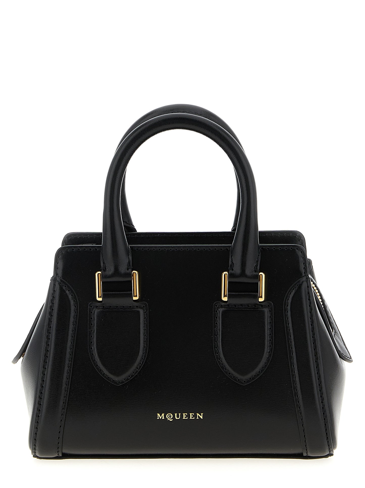 Alexander McQueen ‘Birdee’ Black Calfskin Handbag