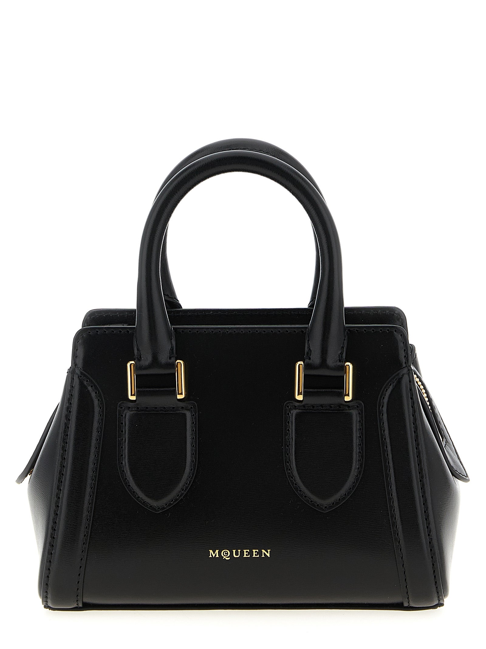 Alexander McQueen ‘Birdee’ Black Calfskin Handbag