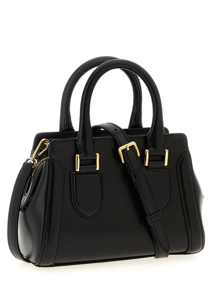 Alexander McQueen ‘Birdee’ Black Calfskin Handbag