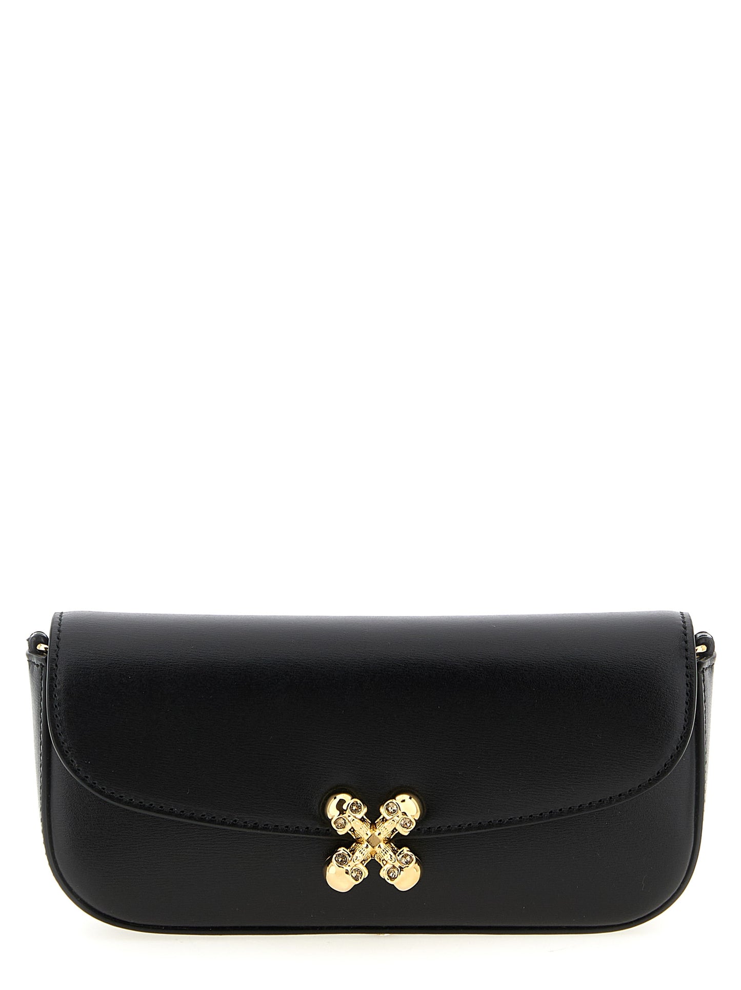 Alexander McQueen Black Calfskin Small Crossbody Bag