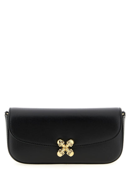Alexander McQueen Black Calfskin Small Crossbody Bag