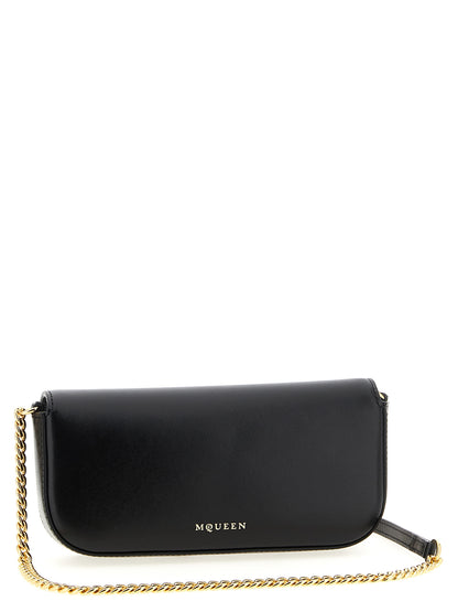 Alexander McQueen Black Calfskin Small Crossbody Bag