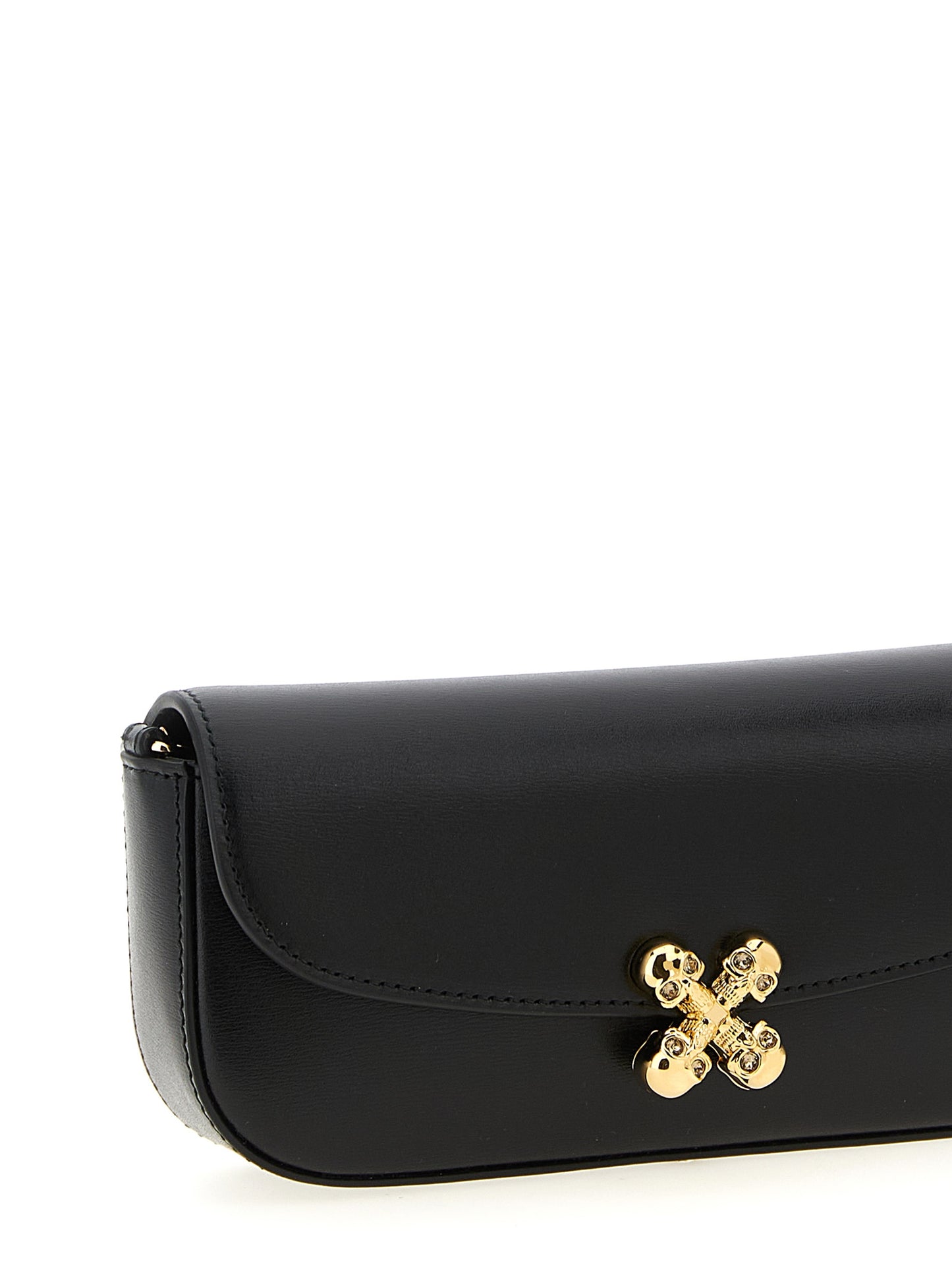 Alexander McQueen Black Calfskin Small Crossbody Bag