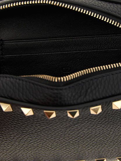 Valentino Garavani Black Calfskin Crossbody Bag