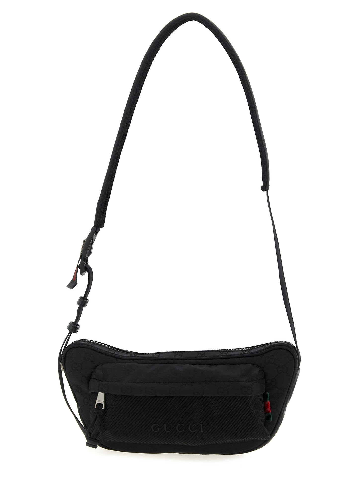 Gucci Black Nexus GG Nylon Crossbody Bag