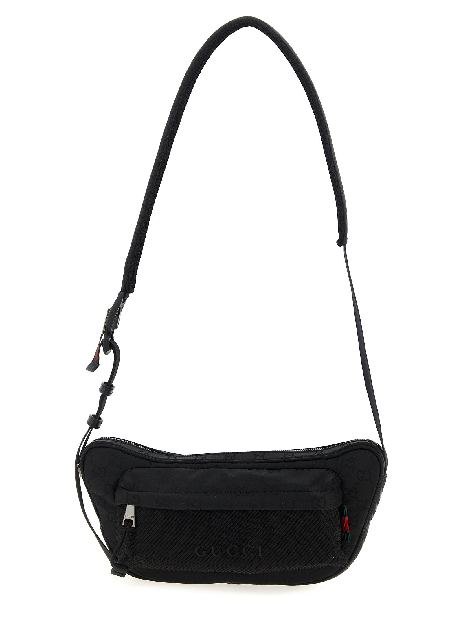 Gucci Black Nexus GG Nylon Crossbody Bag
