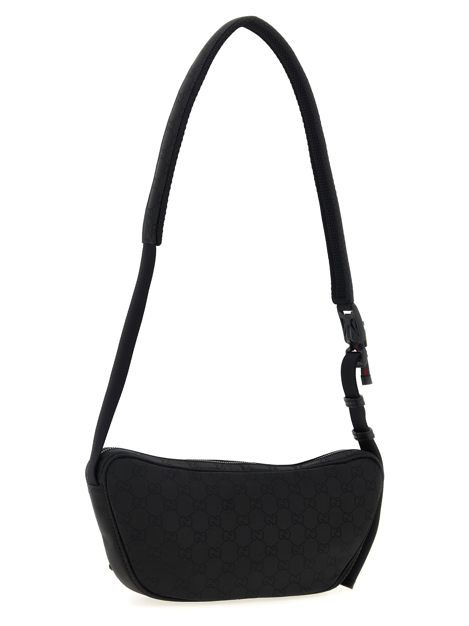 Gucci Black Nexus GG Nylon Crossbody Bag