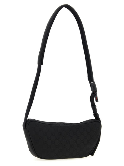 Gucci Black Nexus GG Nylon Crossbody Bag