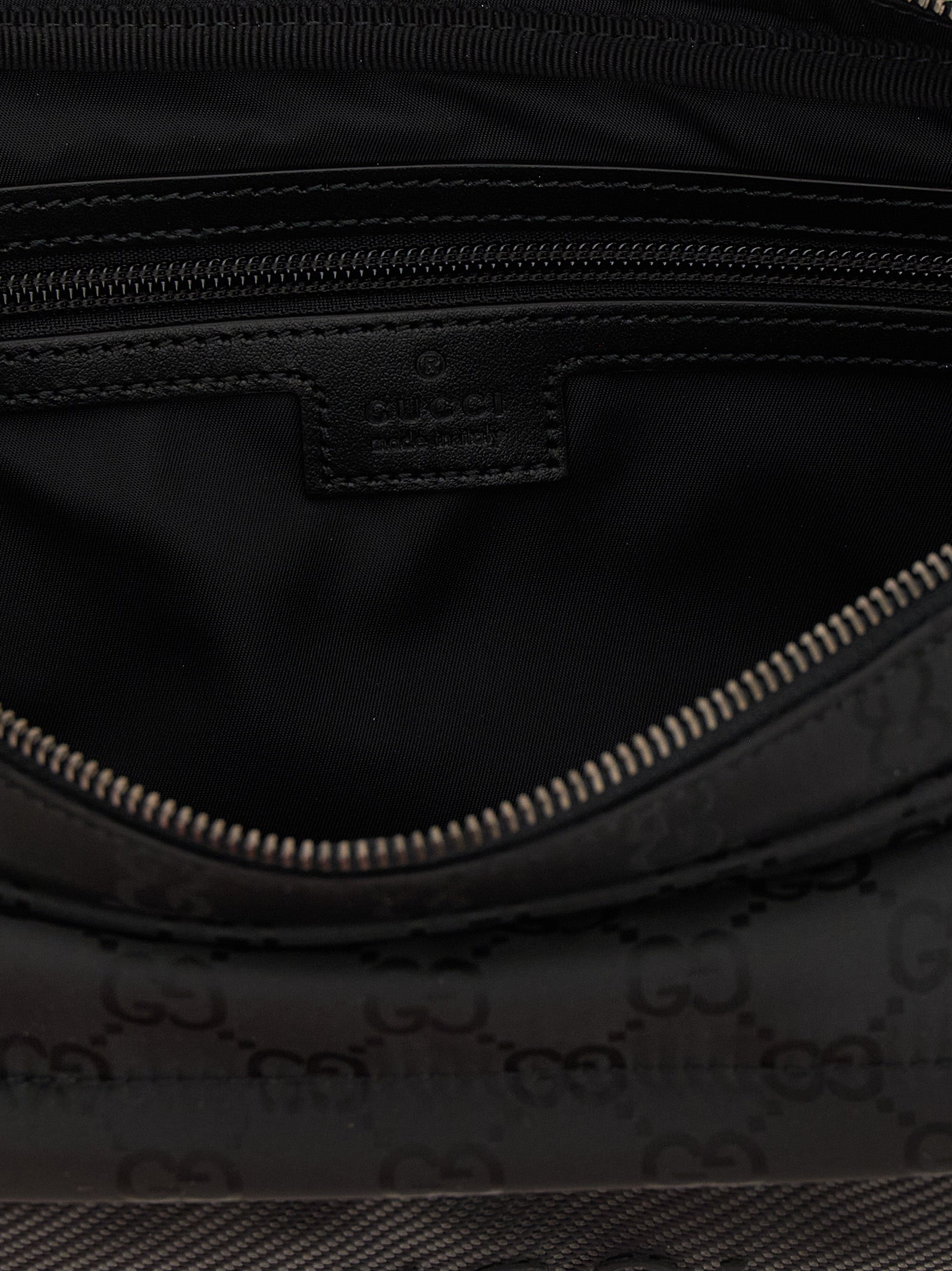Gucci Black Nexus GG Nylon Crossbody Bag