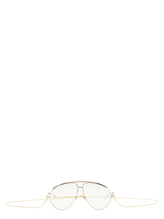 Gucci Gold Aviator Metal Sunglasses