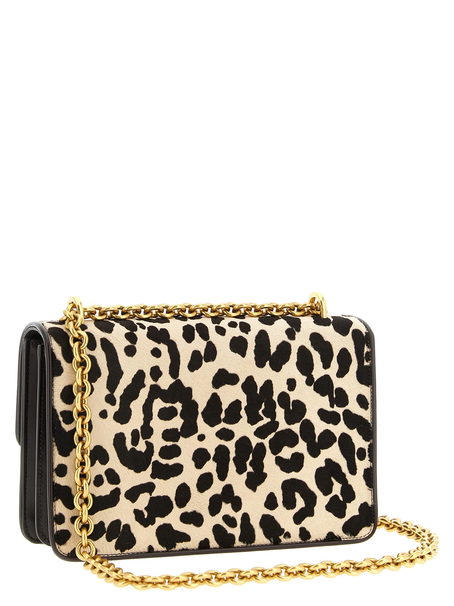 Valentino Garavani Leopard Print Calfskin Shoulder Bag