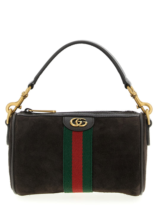 Gucci Ophidia Mini Handbag - Brown Calfskin Leather