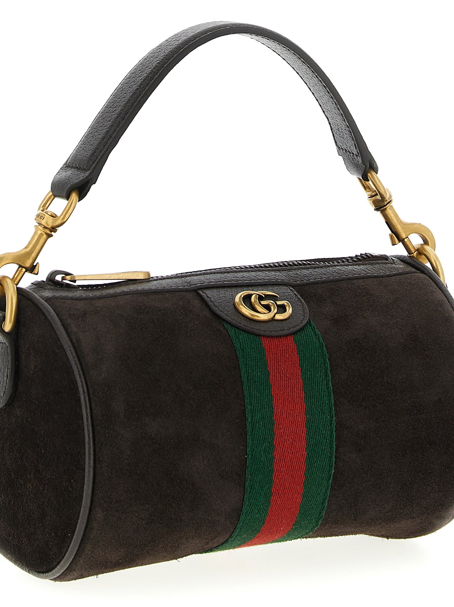Gucci Ophidia Mini Handbag - Brown Calfskin Leather