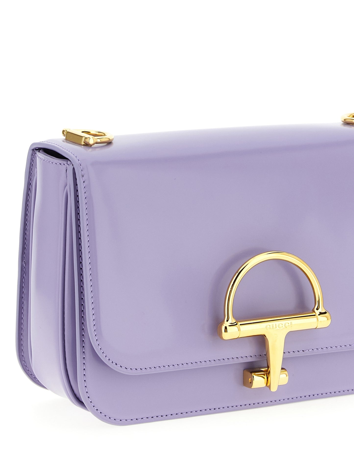 Gucci Siena Purple Calfskin Shoulder Bag