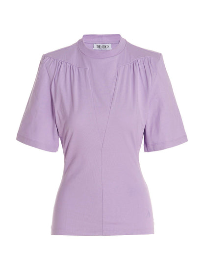 The Attico Purple Cotton T-Shirt IT38