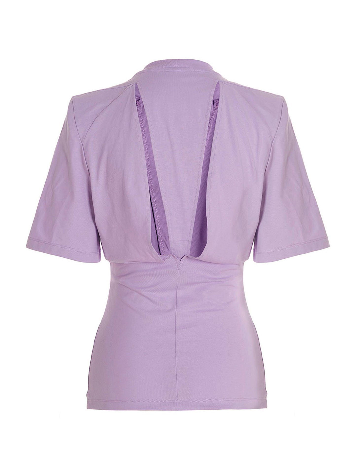 The Attico Purple Cotton T-Shirt IT38