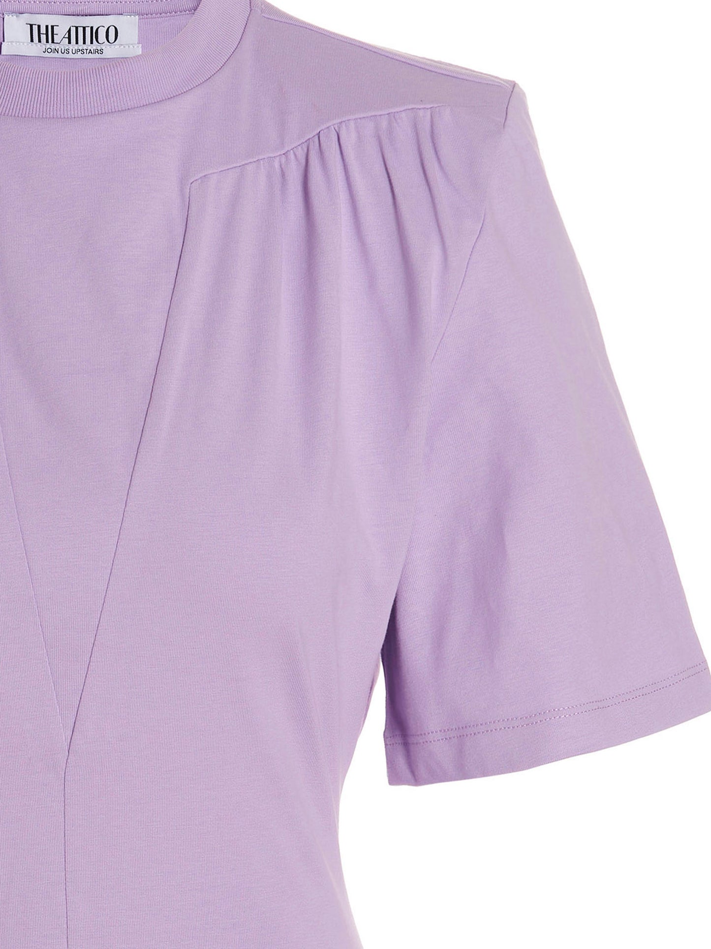 The Attico Purple Cotton T-Shirt IT38
