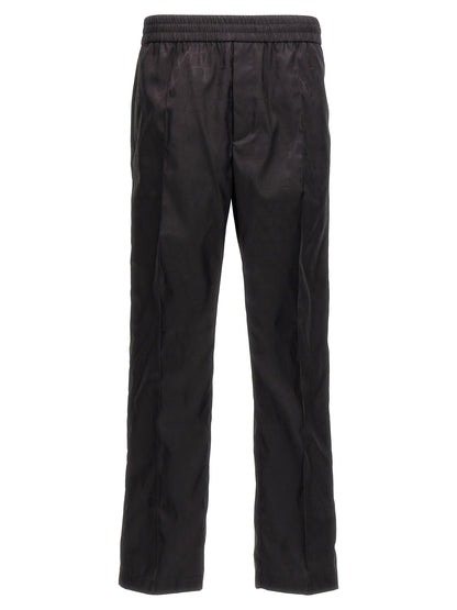 Valentino Garavani Black Polyamide Casual Pants