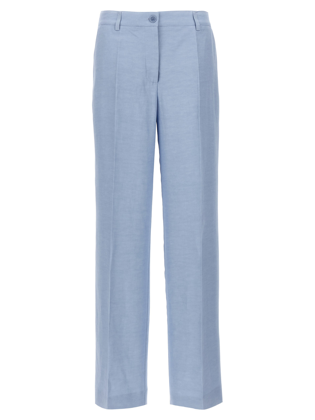 P.A.R.O.S.H. Blue Viscose Casual Pants