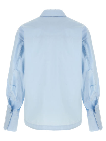 The Attico Blue Cotton Blouse - Eliza Shirt