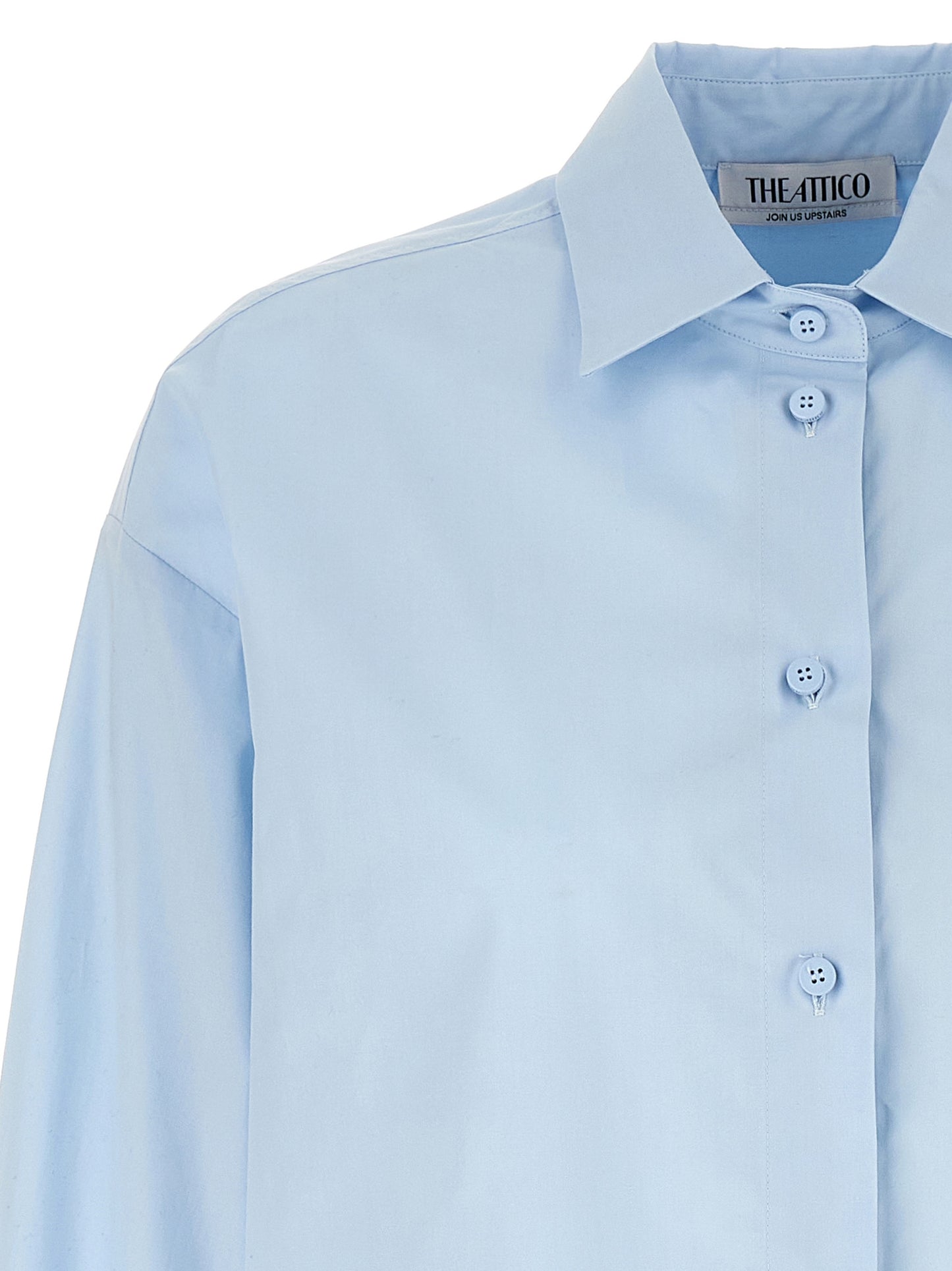 The Attico Blue Cotton Blouse - Eliza Shirt