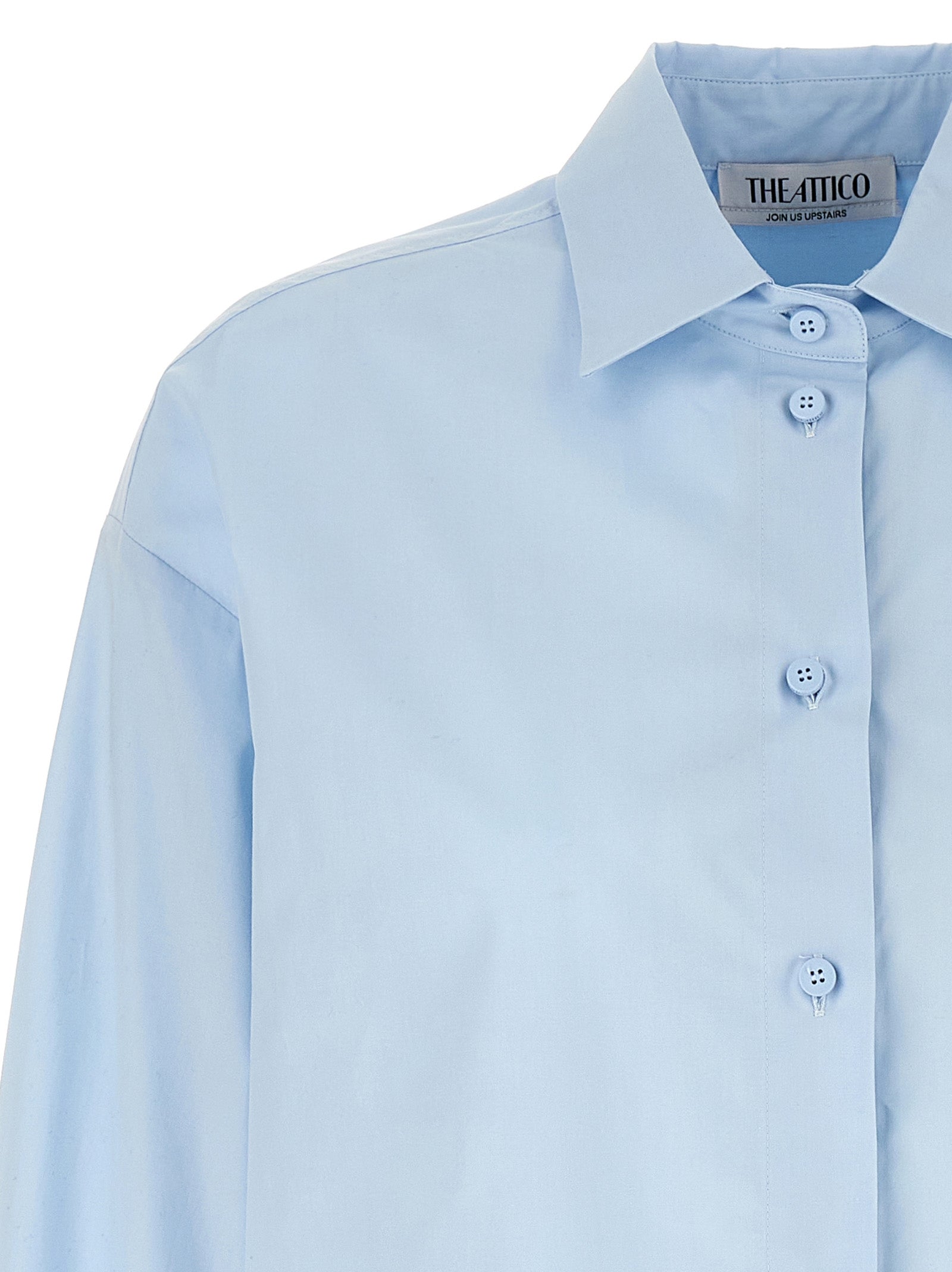 The Attico Blue Cotton Blouse - Eliza Shirt