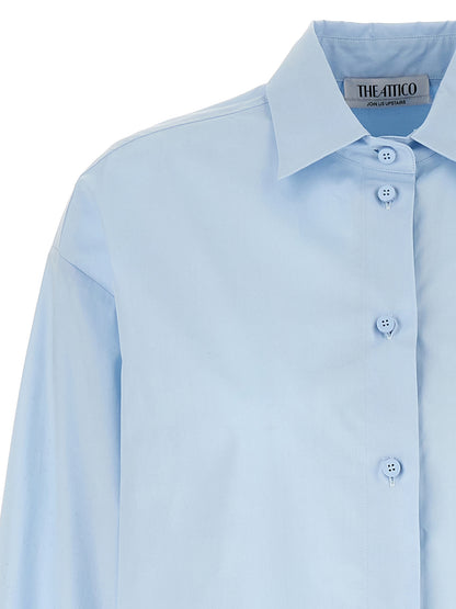 The Attico Blue Cotton Blouse - Eliza Shirt