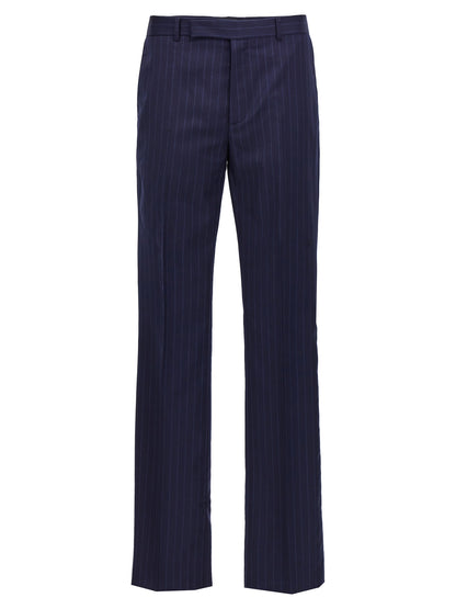 Givenchy Blue Wool Dress Pants