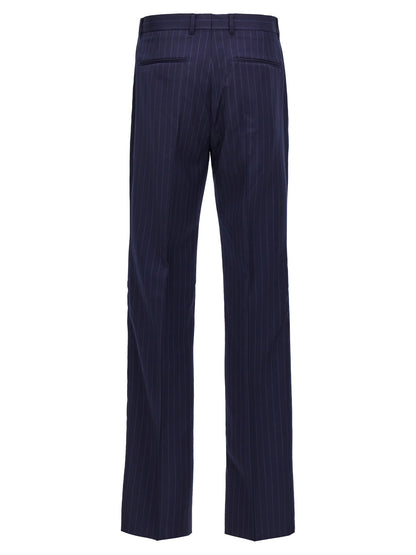 Givenchy Blue Wool Dress Pants