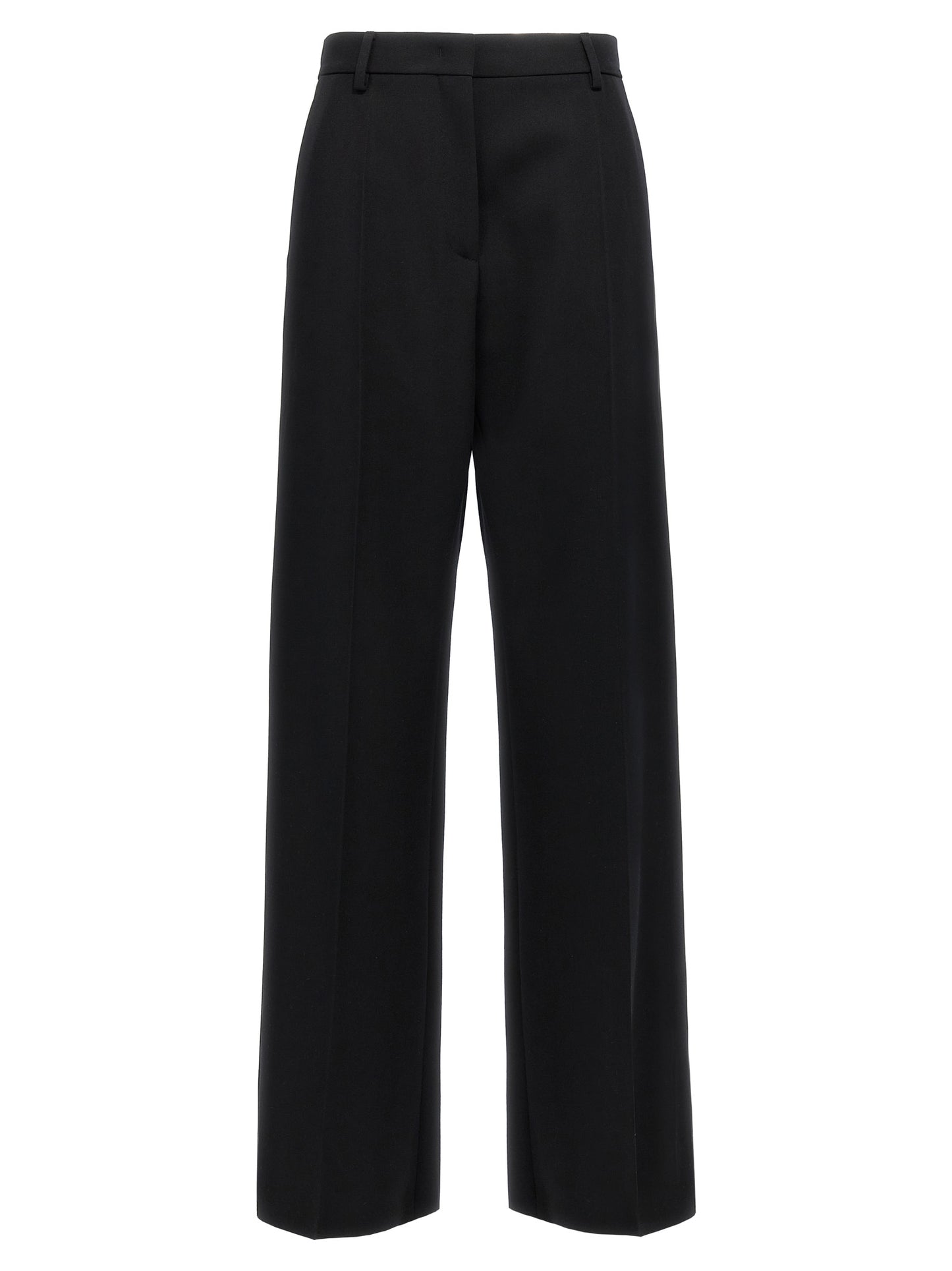 Valentino Garavani Black Virgin Wool Dress Pants IT40