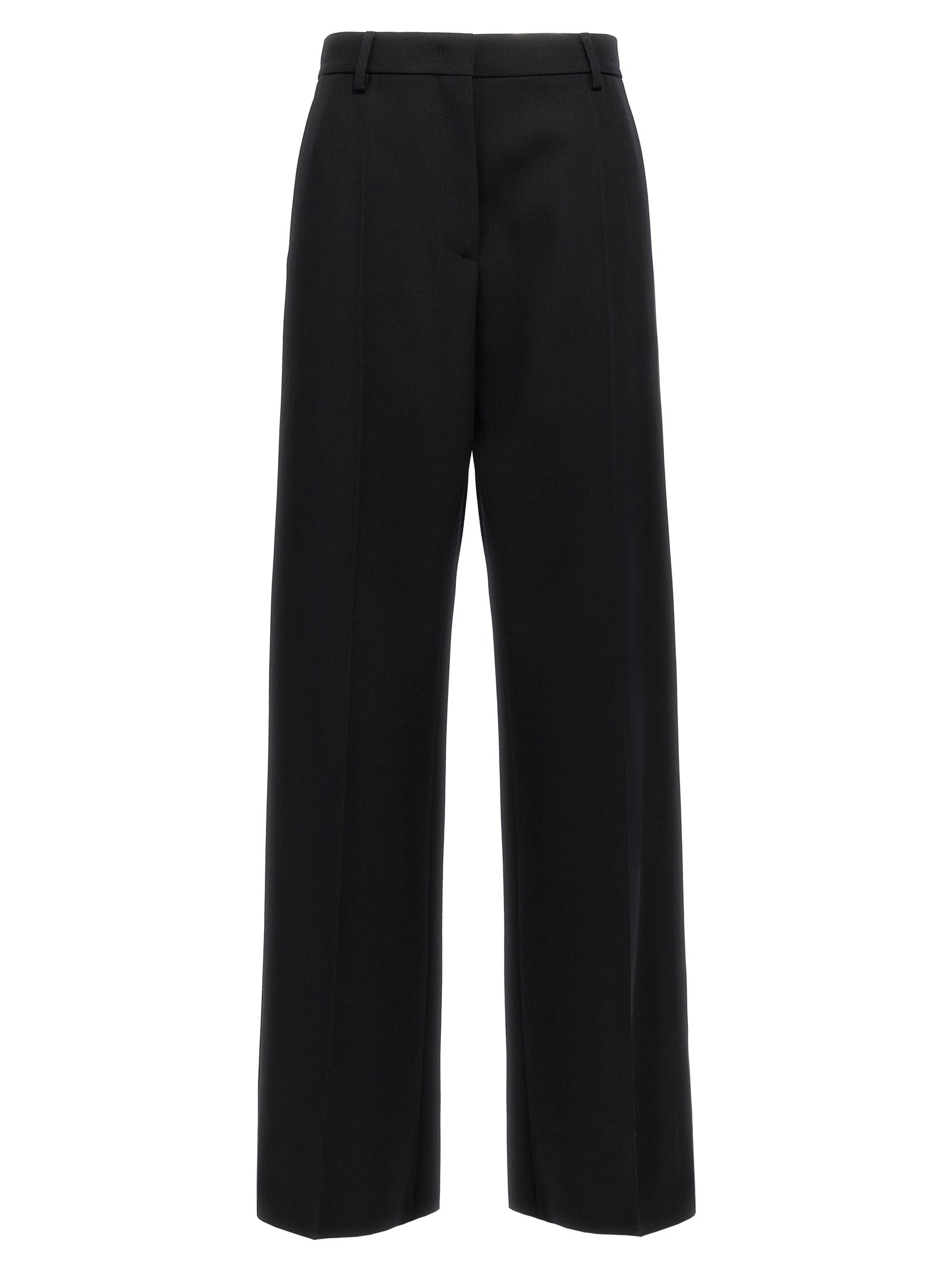 Valentino Garavani Black Virgin Wool Dress Pants IT40