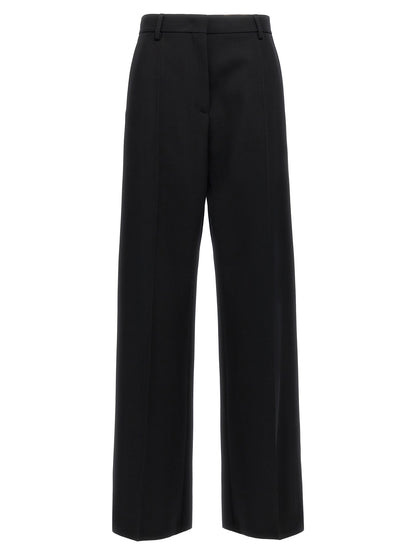 Valentino Garavani Black Virgin Wool Dress Pants IT40