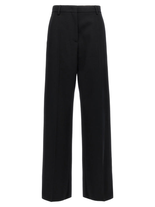 Valentino Garavani Black Virgin Wool Dress Pants IT40