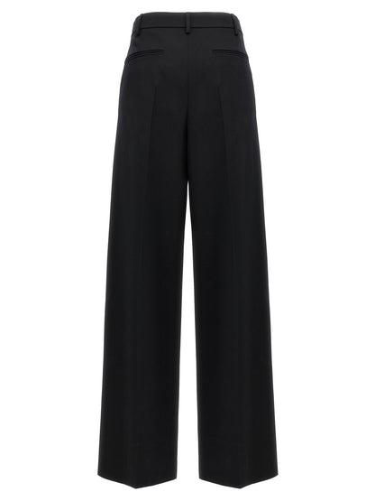 Valentino Garavani Black Virgin Wool Dress Pants IT40