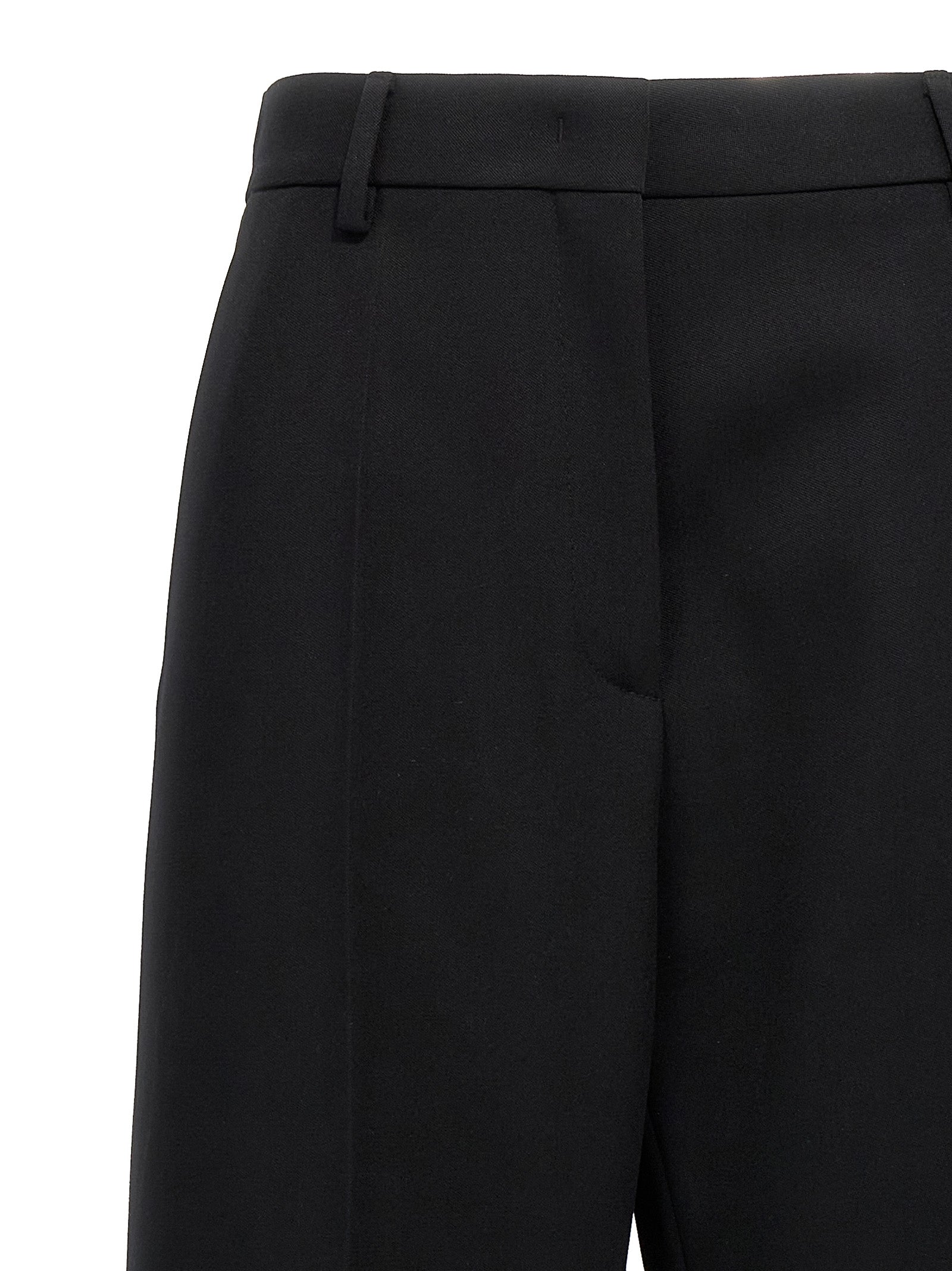 Valentino Garavani Black Virgin Wool Dress Pants IT40