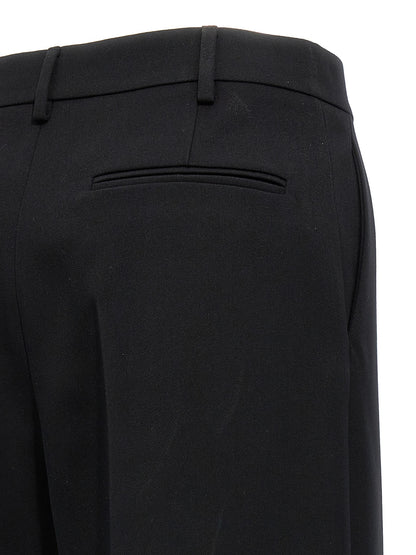 Valentino Garavani Black Virgin Wool Dress Pants IT40