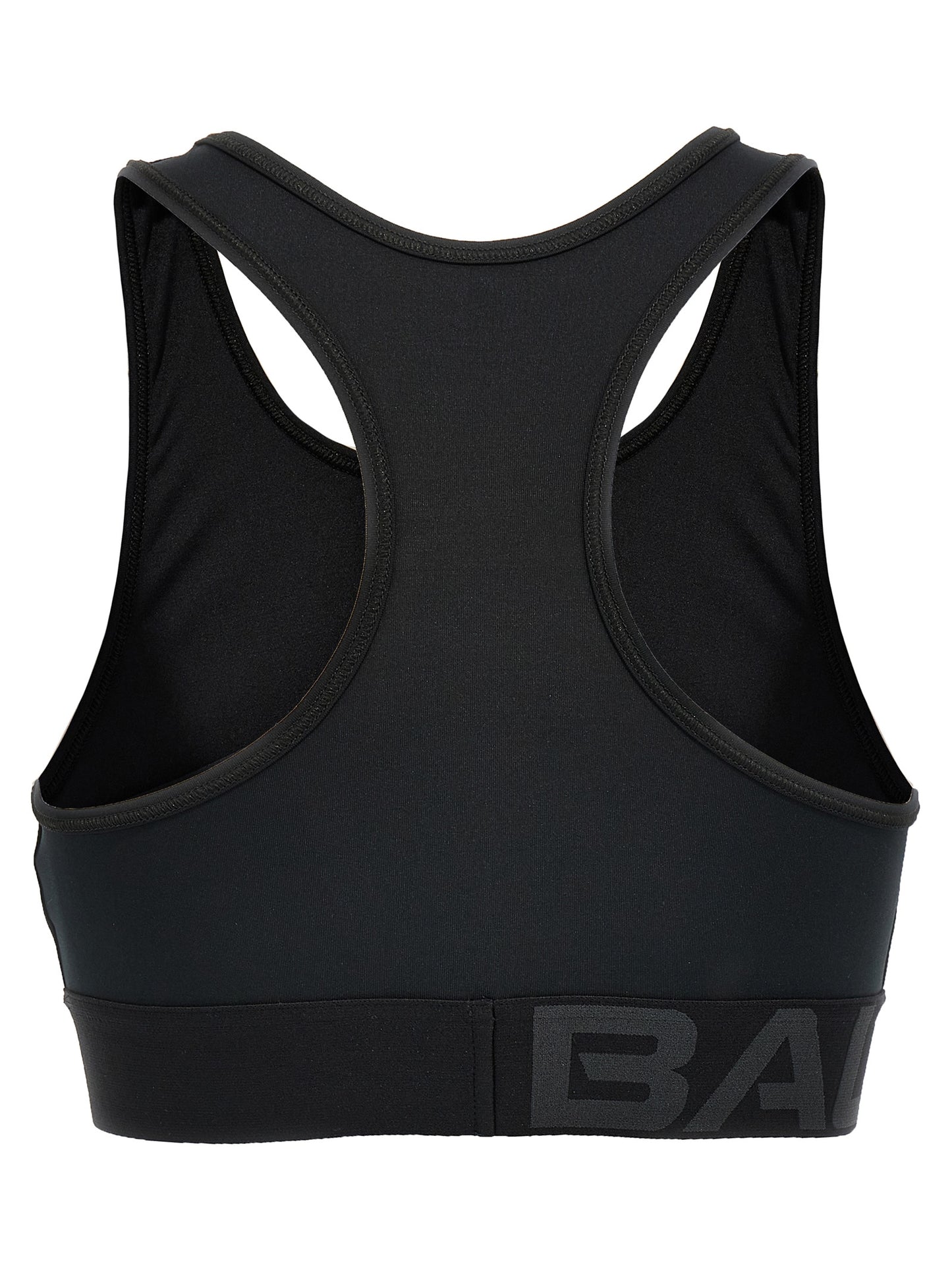 Balenciaga Black Polyester Sport Bra - S/XS