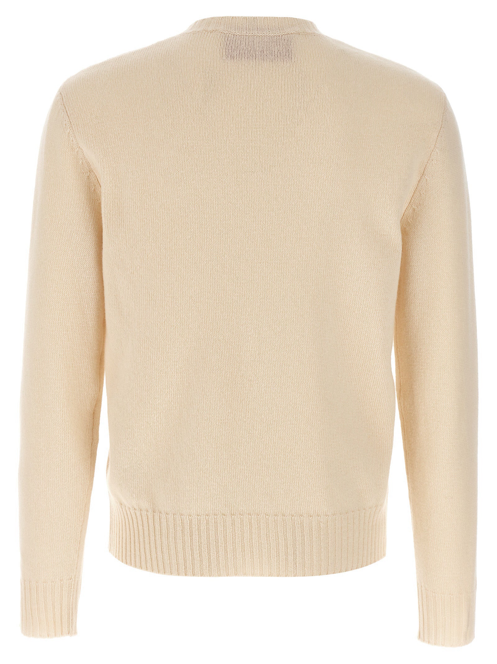 Valentino Garavani Beige Virgin Wool Cardigan - XL