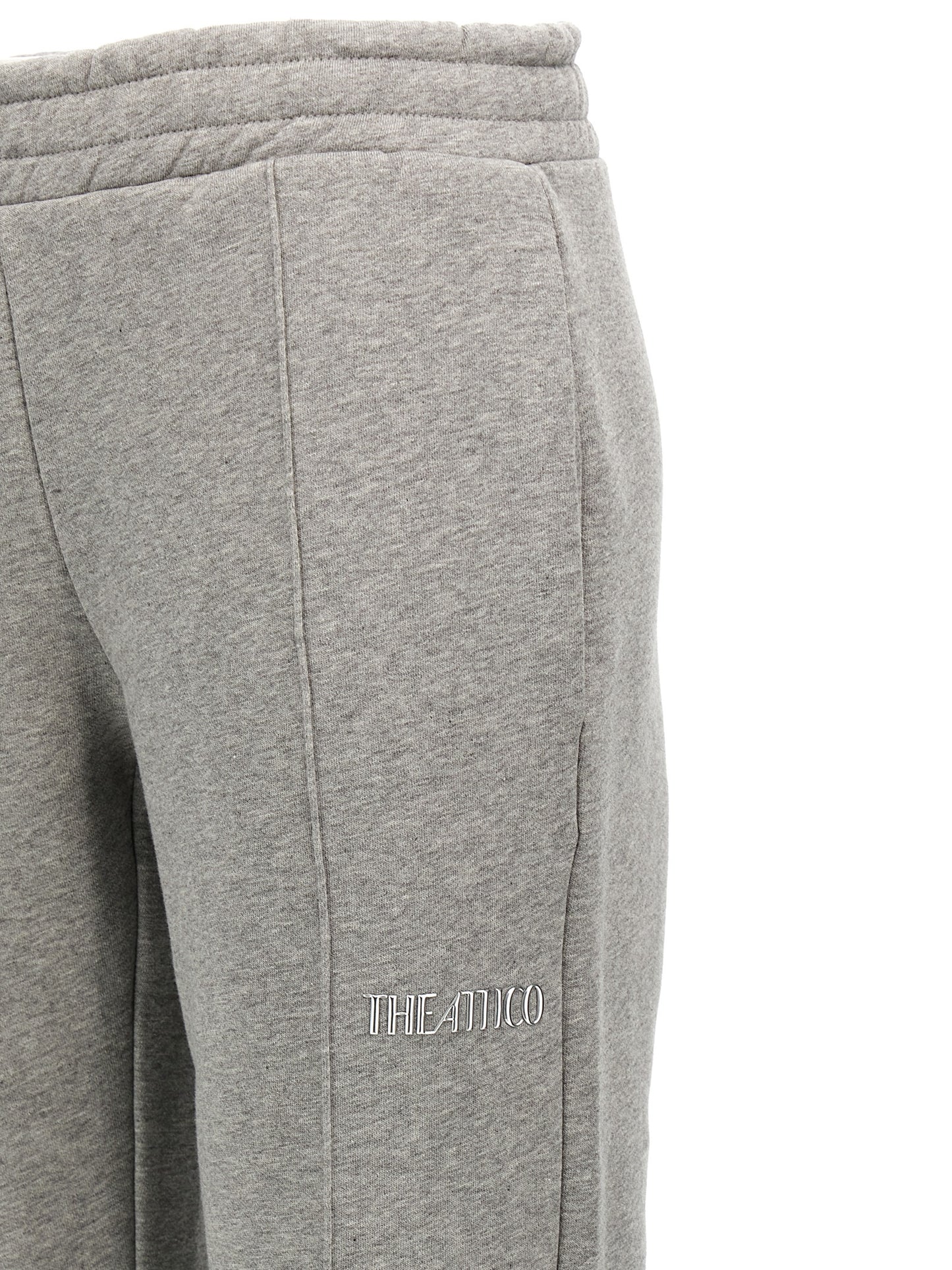 The Attico Gray Cotton Joggers