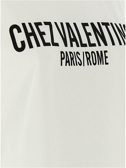 Valentino Garavani Bicolor Cotton T-Shirt - White/Black, XS