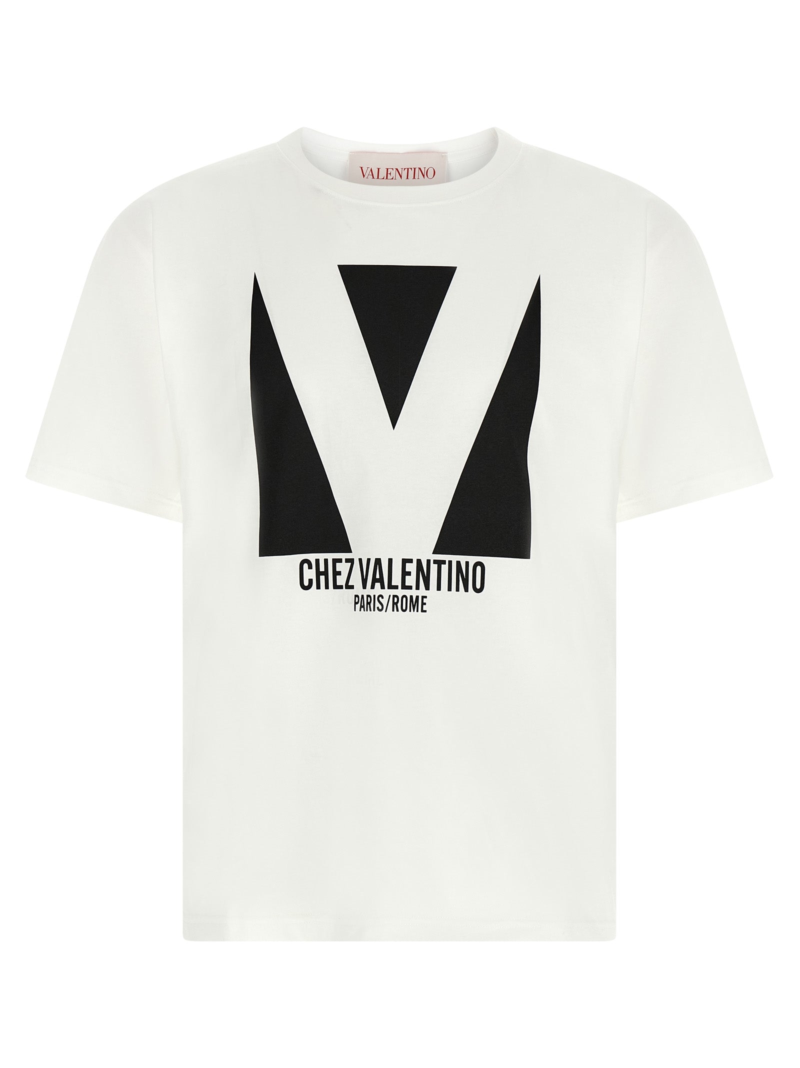 Valentino Garavani Bicolor Cotton T-Shirt - White/Black, XL
