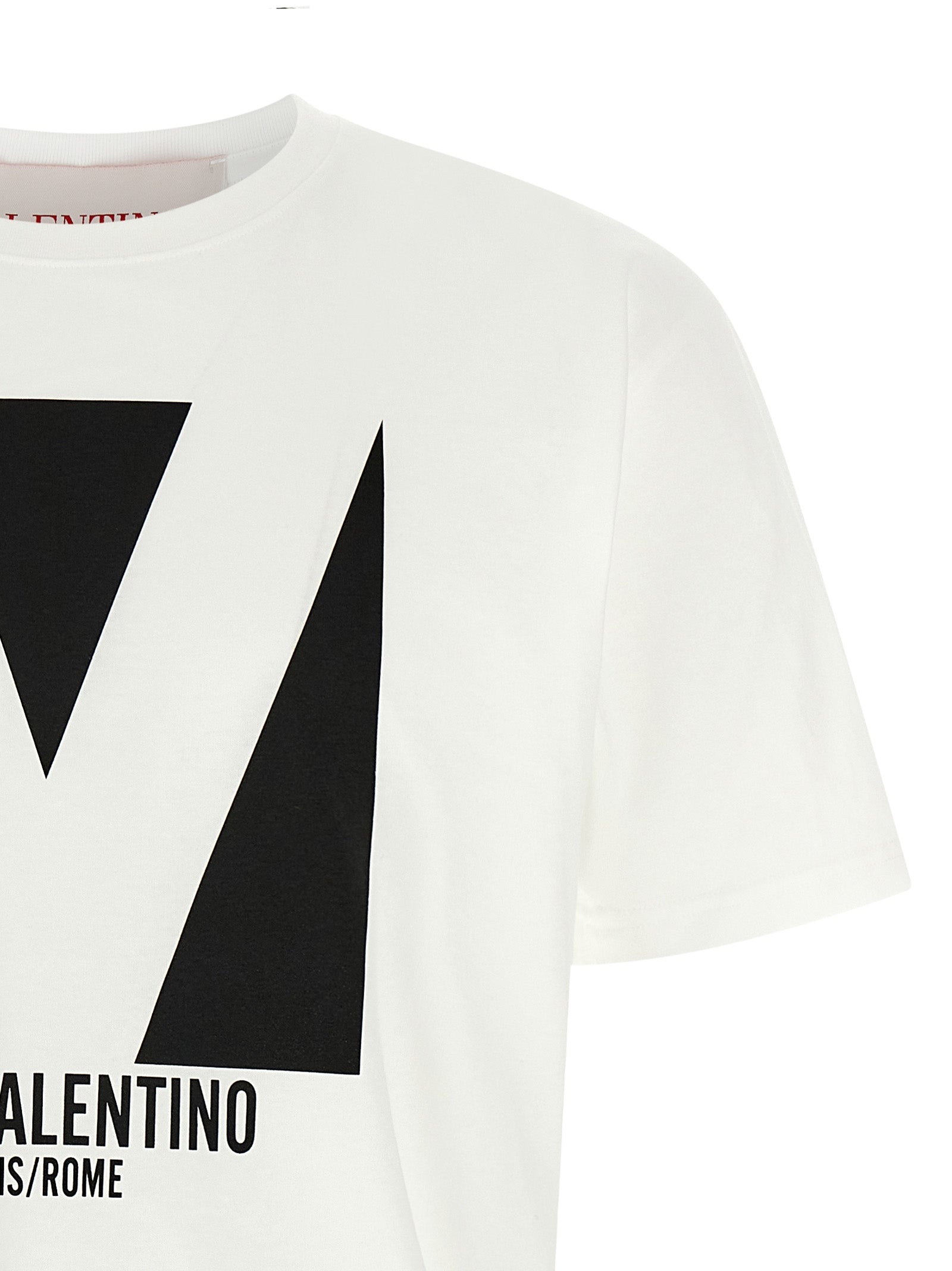 Valentino Garavani Bicolor Cotton T-Shirt - White/Black, XL