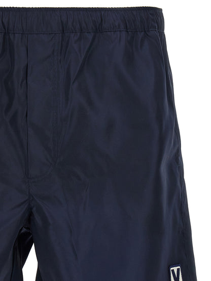 Valentino Garavani Blue Polyamide Swim Shorts