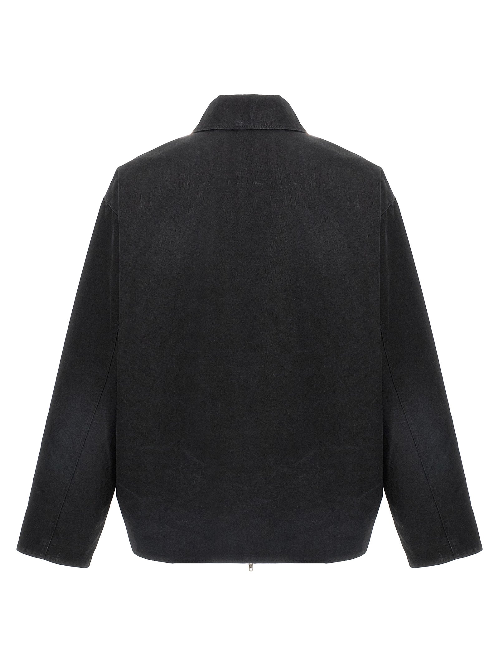 Balenciaga Black Canvas Cotton Full-Length Jacket