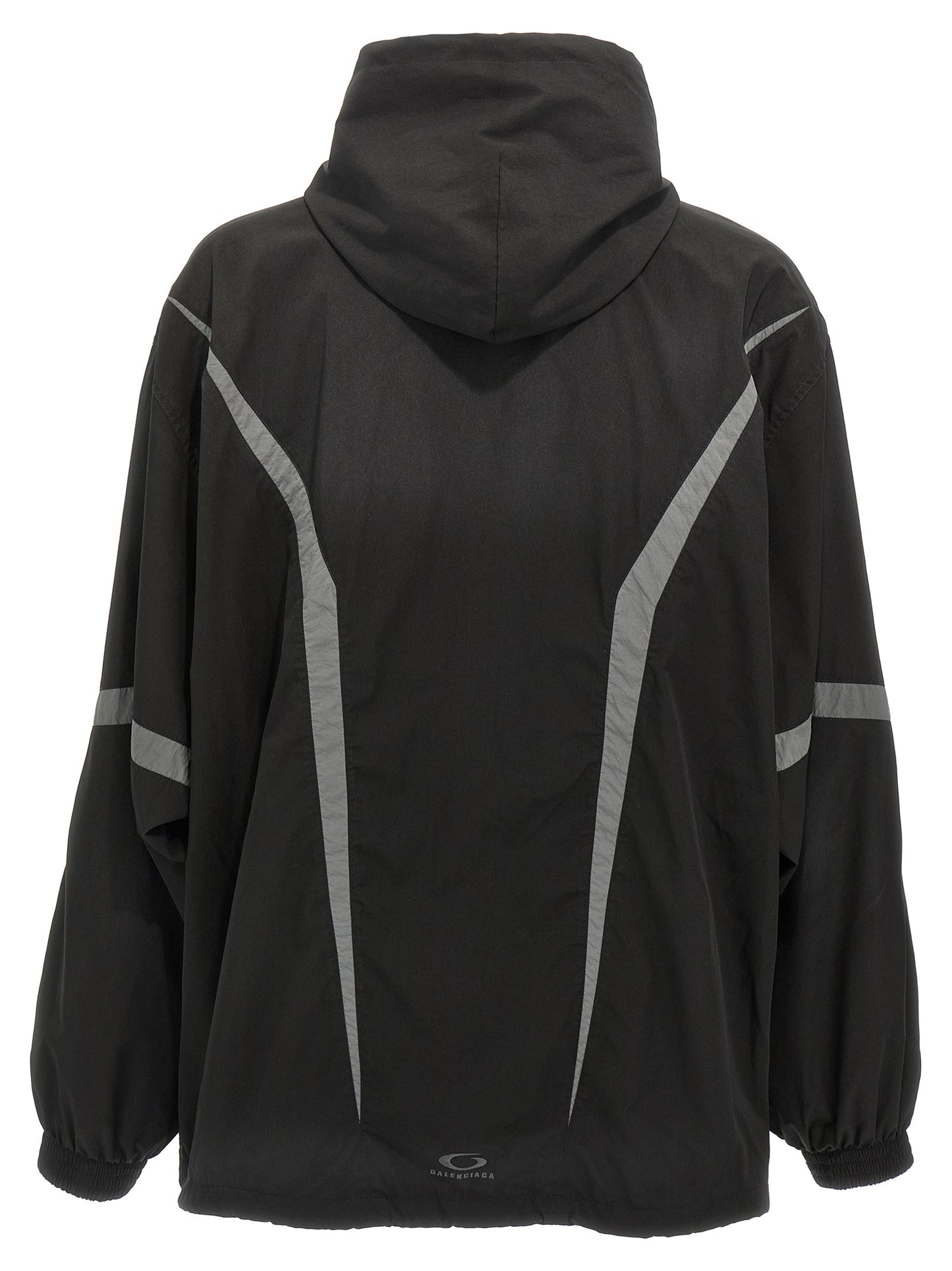 Balenciaga Tracksuit Loop Sports Icon Jacket - Black Polyester