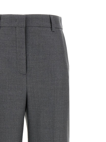 Valentino Garavani Gray Virgin Wool Dress Pants